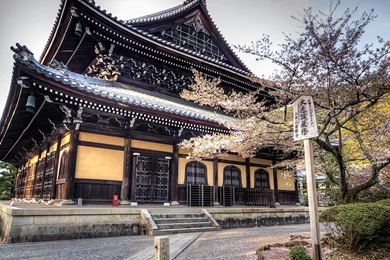 Japan Trees Asia Temple David Panevin Wallpapers