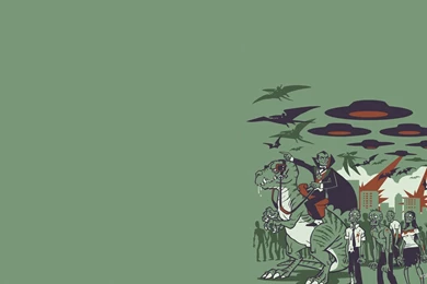 Download Dracula Zombies And T Rex HD Wallpaper—Free Wallpapers