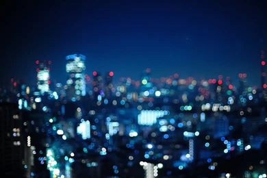 Free Wallpapers Background, Tokyo In Japan, The Bokeh City ...