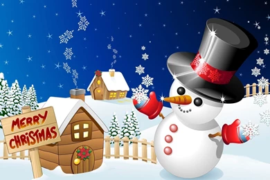 Cute Snowman Christmas Wallpapers