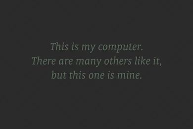 My Computer Like Many, But It Is My Wallpapers And Images ...