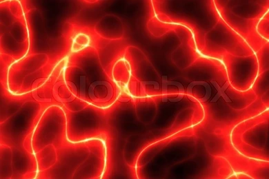 A Fiery Red, Electricity like Backgrounds   A Very High tech ...