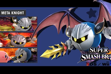 Super Smash Bros. 3DS/Wii U Meta Knight Wallpapers By DaKidGaming ...