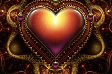 Big Heart On The Wall   Hd Wallpapers