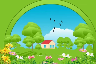 Summer Country Home HD Desktop Wallpapers : Widescreen : High ...