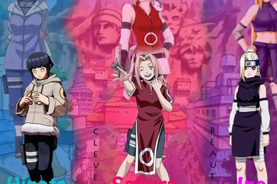 HINATA HYUGA SAKURA HARUNO INO WALLPAPER   (