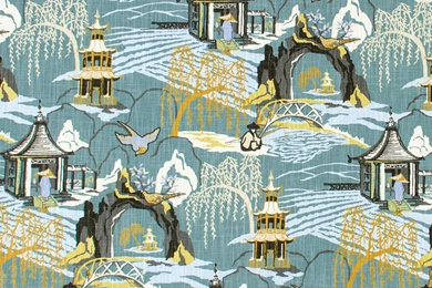 Popular Items For Blue Toile On Etsy