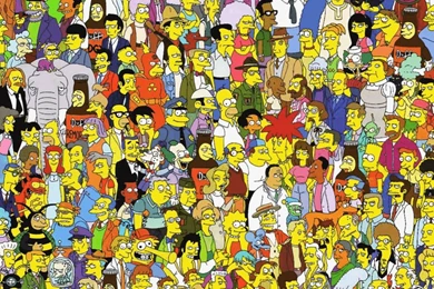 The Simpsons Bart Simpson Lisa Mr Burns Krusty