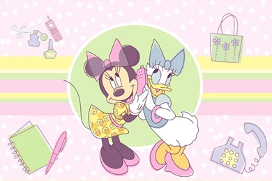 Minnie And Daisy Wallpapers   Disney Wallpapers (8197601)   Fanpop