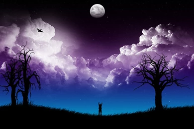 A Dark Starry Night Wallpapers By S3vendays On DeviantArt