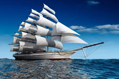 Ships Sailing Sea Miscellaneous 3d Graphics Wallpapers And Photos ...