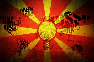 Macedonia Flags Typography Wallpapers   (
