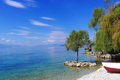 Wallpapers Macedonia Mavrovo Lake Hd 1366x768