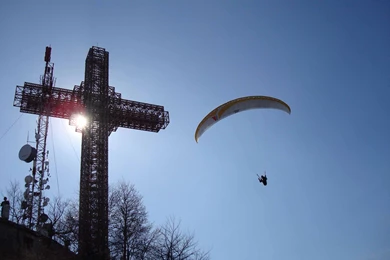 Millenium Cross (Skopje, Macedonia) Postcard, Millenium Cross ...