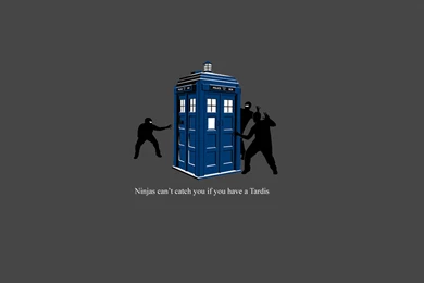 Ninjas Can't Catch You If You Have A Tardis Wallpapers