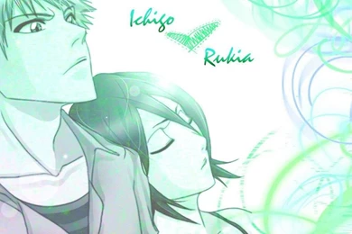Anime Anime Couple Ichigo And Rukia – Anime Bleach HD Desktop ...