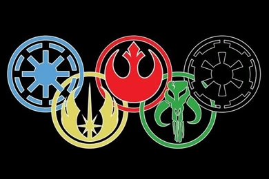 I Just Love This! Star Wars Symbols In The Olympic Rings, This Is ...
