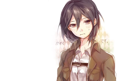 Anime Simple Backgrounds Anime Girls White Backgrounds Shingeki No ...