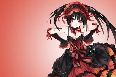 Download Wallpapers 2560x1440 Date A Live, Tokisaki Kurumi, Tsunako ...