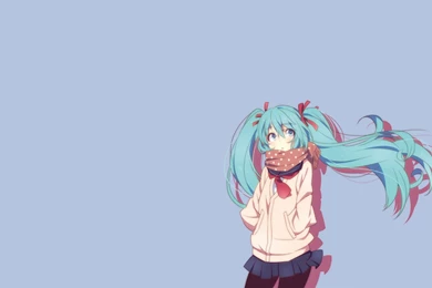 Anime Girl Solid Backgrounds HD Wallpapers