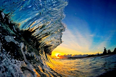 Dark Roasted Blend: Inside A Wave: Epic Photography By Clark Little