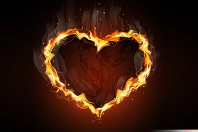 Heart Fire HD Wallpapers