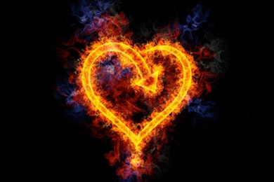Heart Of Fire HD Wallpapers Donwload For Desktop & Mobile