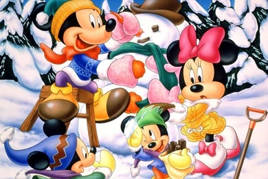 Mickey and mini mouse wallpaper 3   Disney Christmas Wallpapers ...