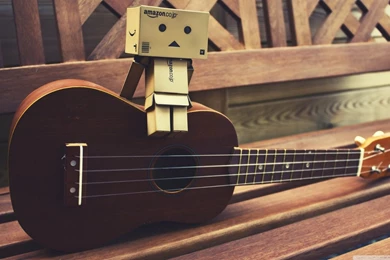Danbo Guitar HD Desktop Wallpapers : High Definition : Mobile