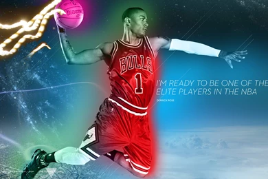 Derrick Rose 'Flying Solo' Wallpapers Download — Bright Bright ...