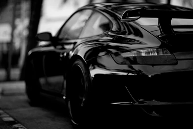 Car Wallpapers Porsche Black Wallpapers 1920X1200