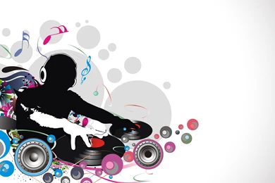 Dj Vector Backgrounds   Musical Grunge Backgrounds Vector ...