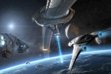 Explosions Spaceships Space Station Science Fiction Vehicles ...