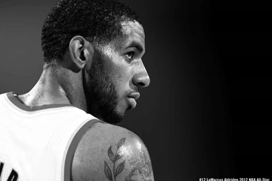 LaMarcus Aldridge Black   Portland Trail Blazers Wallpapers