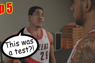 NBA 2K14 Next Gen Center The Rook Ep 5: A Test?! LaMarcus Aldridge ...