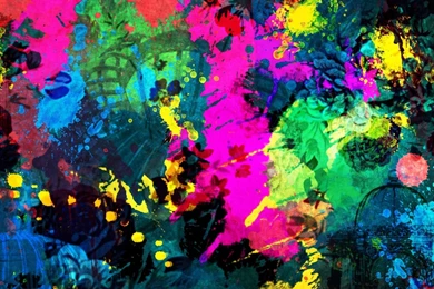 Colorful Paint Splatter HD Desktop Wallpapers : High Definition ...
