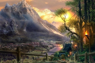 Windows 8 wallpaper 3d fantasy land 1600x1200.jpg