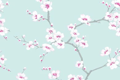 Graham & Brown Fresco Apple Blossom Wallpapers   51 066   Teal ...