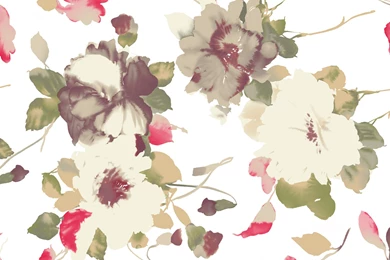 Vintage Flower Pattern Wallpapers