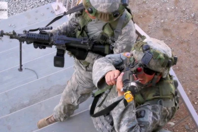 California Army National Guard Infantry Soldiers Conduct Urban ...