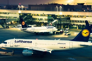 1680x1050 Lufthansa Airplanes Desktop PC And Mac Wallpapers