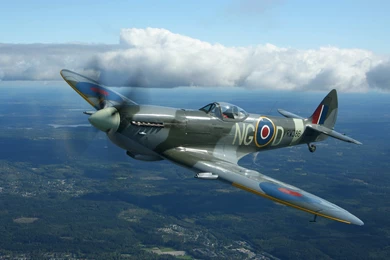 Spitfire Wallpapers Hd Supermarine Spitfire Aircraft Plane Clouds ...
