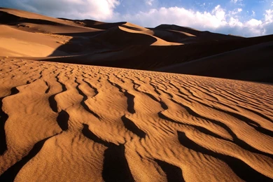 Landscapes Nature Deserts Sand Dunes Dunes Algeria Dessert ...