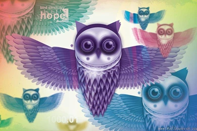 Illustration Design Artwork Owl － Design Wallpapers   Free ...