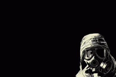 Black White Grey Gas Masks Black Backgrounds 1280x960 Wallpapers ...