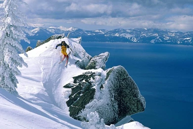 Wallpapers Skiing Lake Tahoe Hd Get 1680x1050