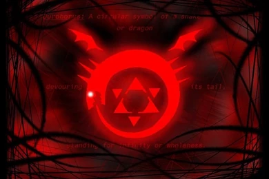 FMA Wallpaper: Ouroboros By ManiacTHP On DeviantART