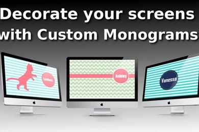 Monogram Desktop Wallpapers Generator