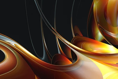 Wallpaper, Abstract, Glossy, Gold (