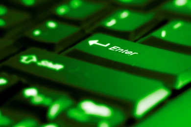 Green Keyboard   The Enter Button Computer Wallpapers